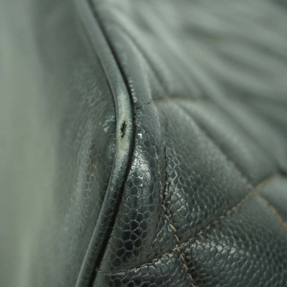 CHANEL Black Caviar Leather Reissue Tote Bag - Picture 6 of 11